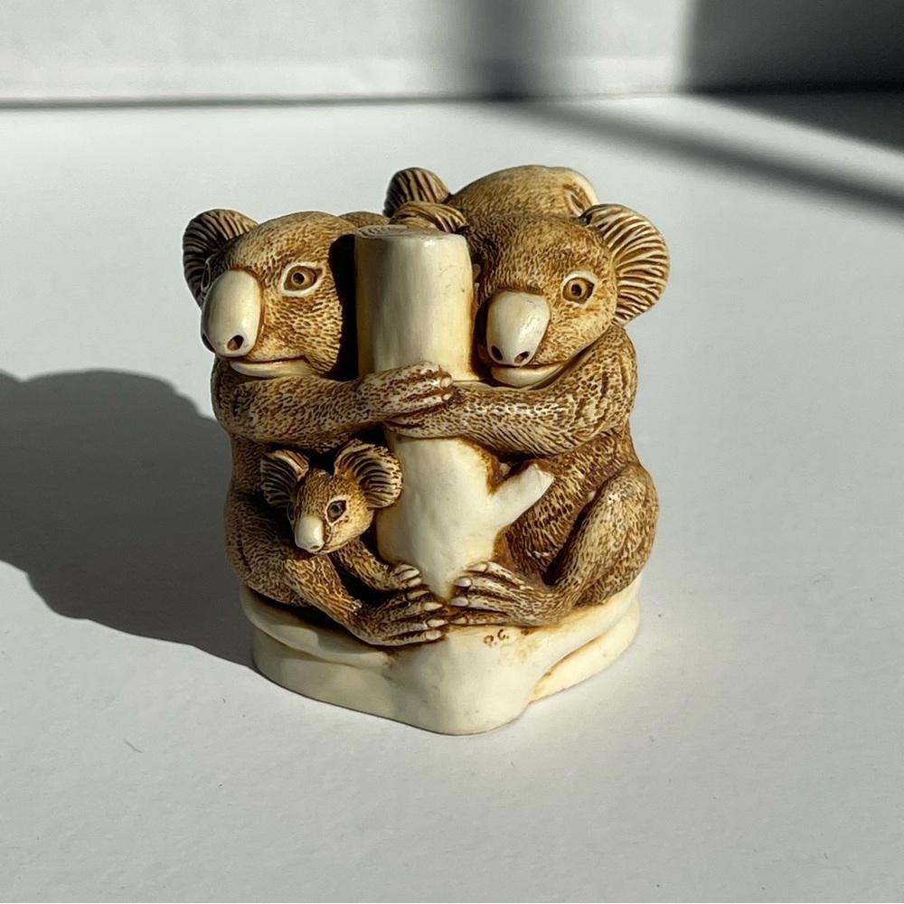 1994, Harmony Kingdom, Trinket Box, Koala Bears, , Vintage Boxes